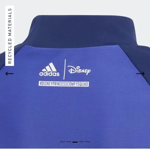 0295 NWT Disney The Little Mermaid Adidas Girl's Rash Guard - Picture 4 of 6